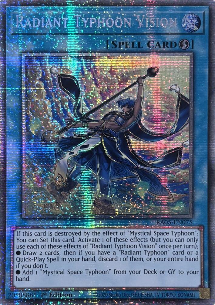 Radiant Typhoon Vision (Starlight Rare) [RA05-EN075] Starlight Rare | Shuffle n Cut Hobbies & Games
