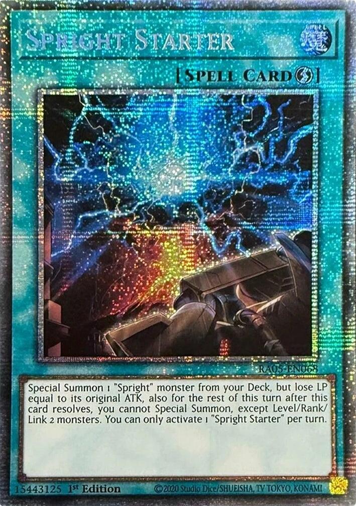 Spright Starter (Starlight Rare) [RA05-EN068] Starlight Rare | Shuffle n Cut Hobbies & Games