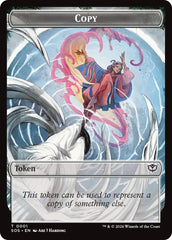 Spirit (0025) // Copy Double-Sided Token [Secrets of Strixhaven Commander Tokens] | Shuffle n Cut Hobbies & Games