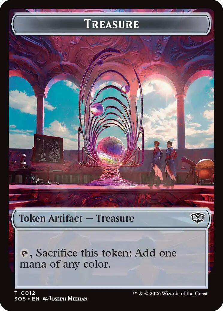 Phyrexian Germ // Treasure Double-Sided Token [Secrets of Strixhaven Commander Tokens] | Shuffle n Cut Hobbies & Games