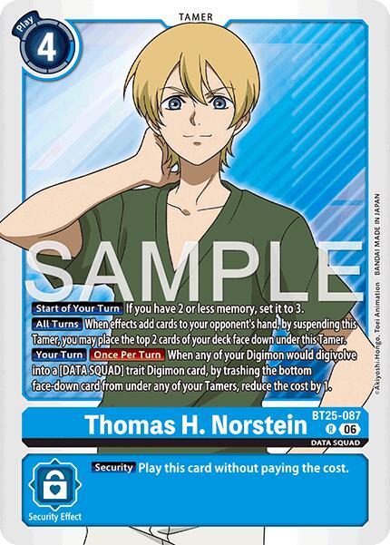 Thomas H. Norstein [BT25-087] [Dual Revolution] | Shuffle n Cut Hobbies & Games