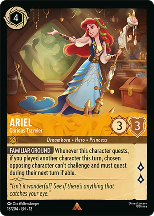 Ariel - Curious Traveler (18/204) [Wilds Unknown] | Shuffle n Cut Hobbies & Games