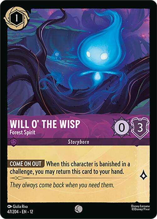 Will o' the Wisp - Forest Spirit (47/204) [Wilds Unknown] | Shuffle n Cut Hobbies & Games