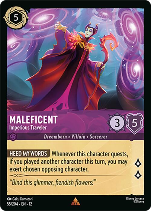 Maleficent - Imperious Traveler (55/204) [Wilds Unknown] | Shuffle n Cut Hobbies & Games