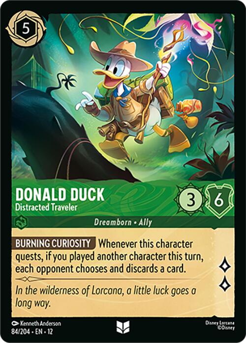 Donald Duck - Distracted Traveler (84/204) [Wilds Unknown] | Shuffle n Cut Hobbies & Games