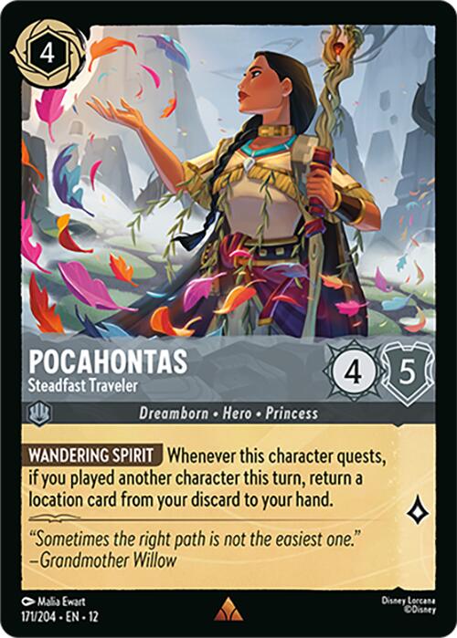 Pocahontas - Steadfast Traveler (171/204) [Wilds Unknown] | Shuffle n Cut Hobbies & Games