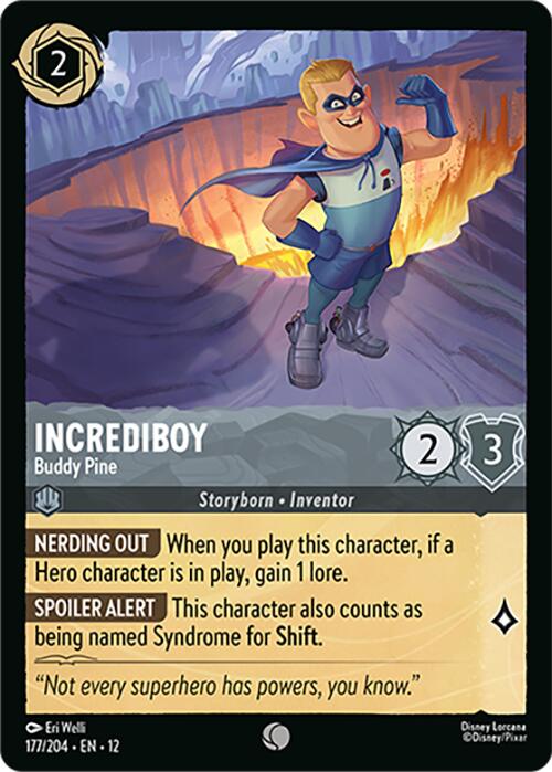 Incrediboy - Buddy Pine (177/204) [Wilds Unknown] | Shuffle n Cut Hobbies & Games