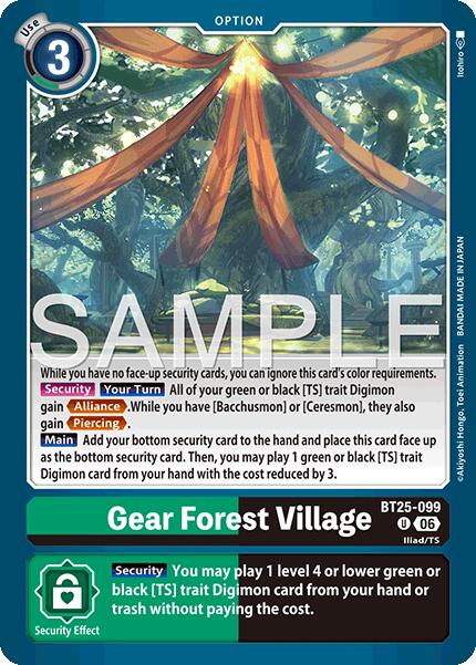 Gear Forest Village [BT25-099] [Dual Revolution] | Shuffle n Cut Hobbies & Games