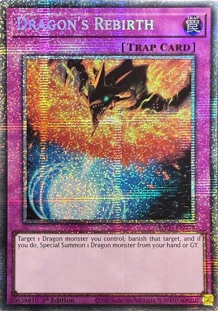 Dragon's Rebirth (Starlight Rare) [RA05-EN078] Starlight Rare | Shuffle n Cut Hobbies & Games