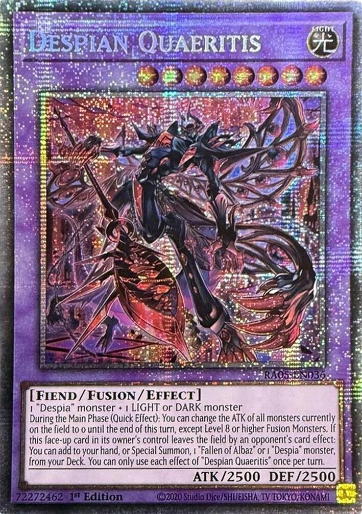 Despian Quaeritis (Starlight Rare) [RA05-EN036] Starlight Rare | Shuffle n Cut Hobbies & Games