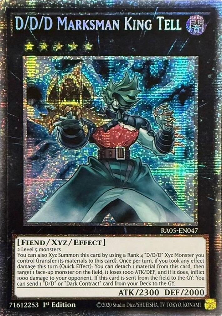 D/D/D Marksman King Tell (Starlight Rare) [RA05-EN047] Starlight Rare | Shuffle n Cut Hobbies & Games