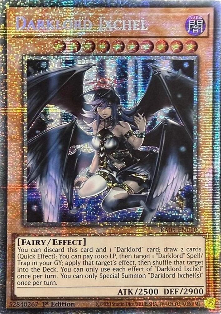 Darklord Ixchel (Starlight Rare) [RA05-EN010] Starlight Rare | Shuffle n Cut Hobbies & Games