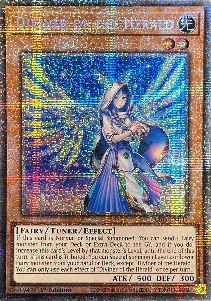 Diviner of the Herald (Starlight Rare) [RA05-EN017] Starlight Rare | Shuffle n Cut Hobbies & Games