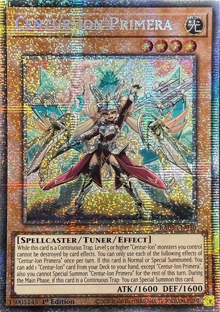 Centur-Ion Primera (Starlight Rare) [RA05-EN030] Starlight Rare | Shuffle n Cut Hobbies & Games