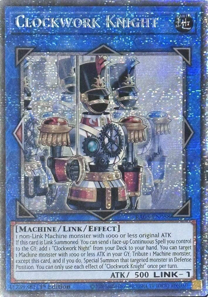 Clockwork Knight (Starlight Rare) [RA05-EN058] Starlight Rare | Shuffle n Cut Hobbies & Games