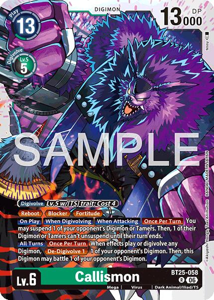 Callismon [BT25-058] [Dual Revolution] | Shuffle n Cut Hobbies & Games