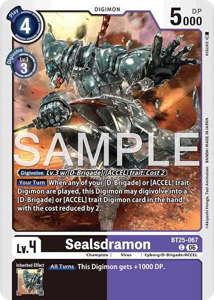 Sealsdramon [BT25-067] [Dual Revolution] | Shuffle n Cut Hobbies & Games