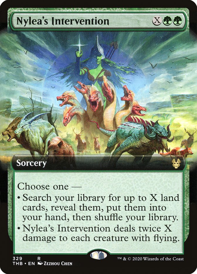 Nylea's Intervention (Extended Art) [Theros Beyond Death] | Shuffle n Cut Hobbies & Games
