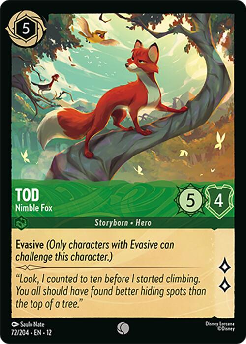 Tod - Nimble Fox (72/204) [Wilds Unknown] | Shuffle n Cut Hobbies & Games