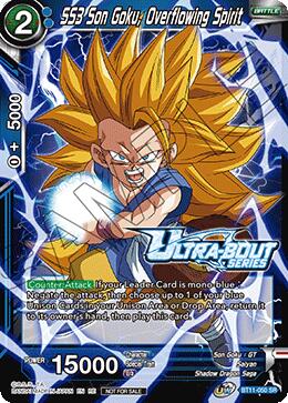SS3 Son Goku, Overflowing Spirit (Event Pack 18) (BT11-050) [Tournament Promotion Cards] | Shuffle n Cut Hobbies & Games