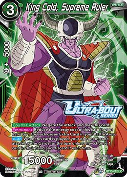 King Cold, Supreme Ruler (Event Pack 18) (BT13-082) [Tournament Promotion Cards] | Shuffle n Cut Hobbies & Games