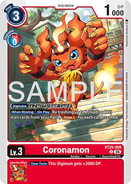 Coronamon [BT25-008] [Dual Revolution] | Shuffle n Cut Hobbies & Games