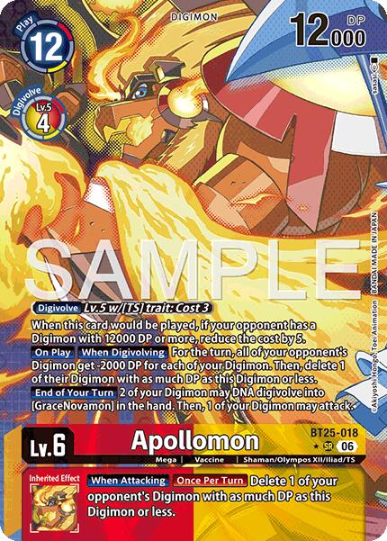 Apollomon [BT25-018] (Alternate Art) [Dual Revolution] | Shuffle n Cut Hobbies & Games
