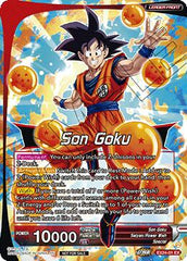Son Goku // Son Goku, Story of a Forming Wish (Championship Golden Card 2026 Vol.1) (EX24-01) [Tournament Promotion Cards] | Shuffle n Cut Hobbies & Games