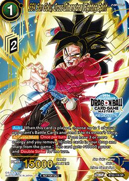 SS4 Son Goku, Cross-Dimensional Fighting Spirit (2026 Championship Regionals Top 16) (BT22-116) [Tournament Promotion Cards] | Shuffle n Cut Hobbies & Games