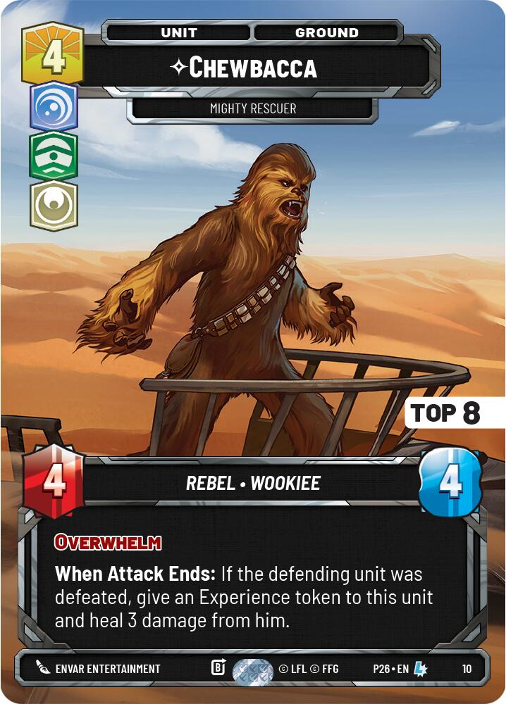 Chewbacca - Mighty Rescuer (10) (Top 8) (10) [Organized Play Promos] | Shuffle n Cut Hobbies & Games