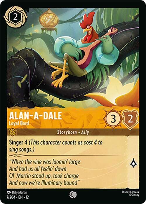 Alan-a-Dale - Loyal Bard (7/204) [Wilds Unknown] | Shuffle n Cut Hobbies & Games