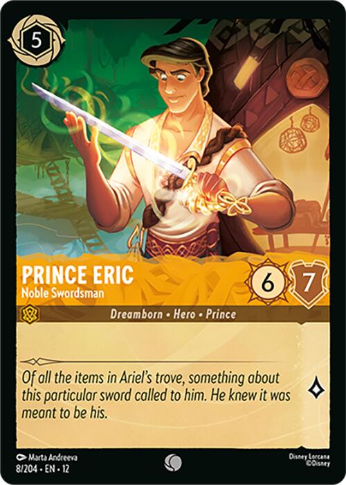 Prince Eric - Noble Swordsman (8/204) [Wilds Unknown] | Shuffle n Cut Hobbies & Games