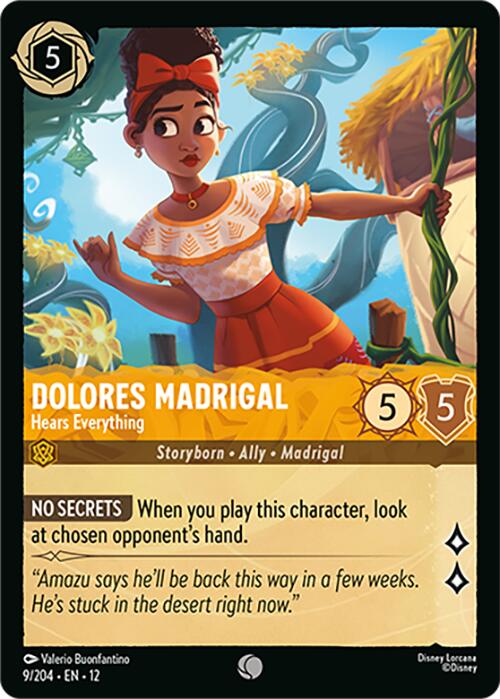 Dolores Madrigal - Hears Everything (9/204) [Wilds Unknown] | Shuffle n Cut Hobbies & Games