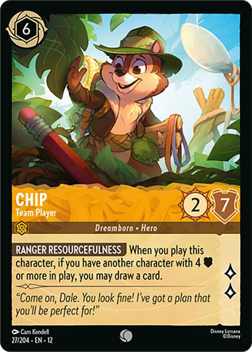 Chip - Team Player (27/204) [Wilds Unknown] | Shuffle n Cut Hobbies & Games