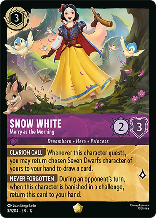 Snow White - Merry as the Morning (37/204) [Wilds Unknown] | Shuffle n Cut Hobbies & Games
