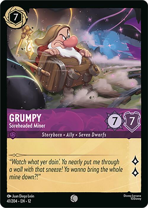 Grumpy - Soreheaded Miner (41/204) [Wilds Unknown] | Shuffle n Cut Hobbies & Games