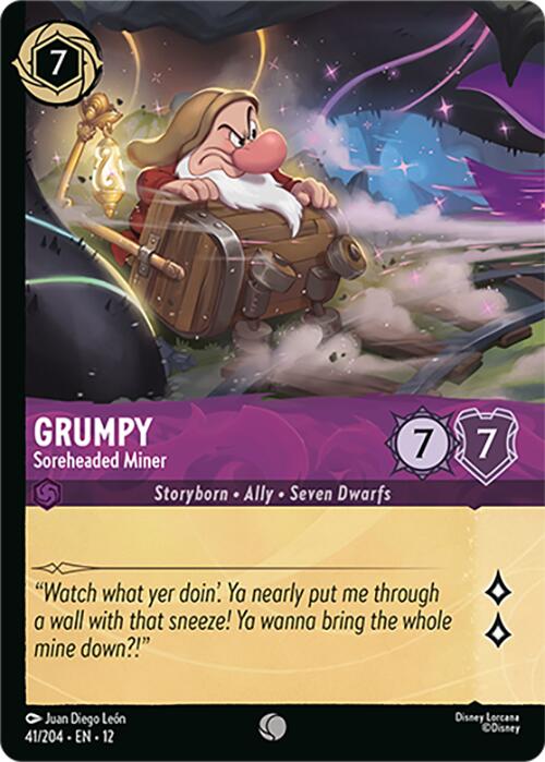 Grumpy - Soreheaded Miner (Foil) (41/204) [Wilds Unknown] | Shuffle n Cut Hobbies & Games