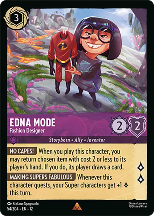 Edna Mode - Fashion Designer (54/204) [Wilds Unknown] | Shuffle n Cut Hobbies & Games