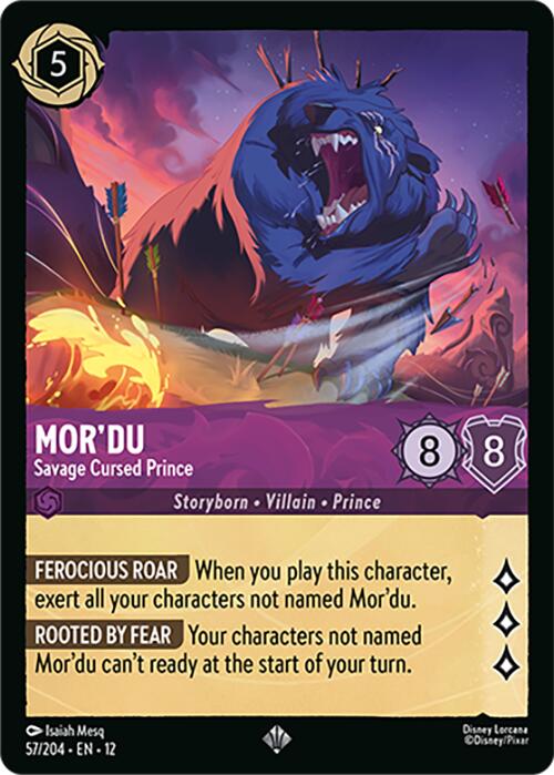 Mor'du - Savage Cursed Prince (57/204) [Wilds Unknown] | Shuffle n Cut Hobbies & Games