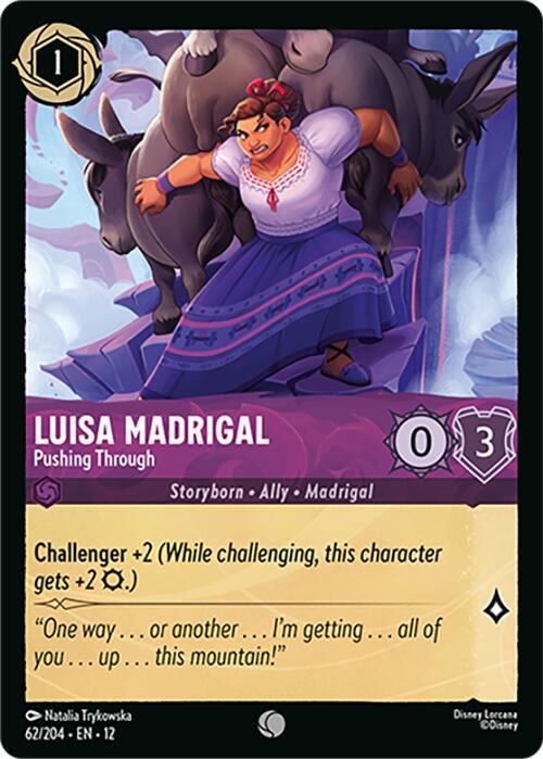 Luisa Madrigal - Pushing Through (62/204) [Wilds Unknown] | Shuffle n Cut Hobbies & Games