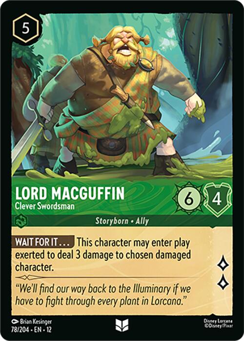 Lord MacGuffin - Clever Swordsman (78/204) [Wilds Unknown] | Shuffle n Cut Hobbies & Games