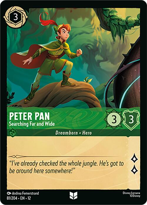 Peter Pan - Searching Far and Wide (81/204) [Wilds Unknown] | Shuffle n Cut Hobbies & Games
