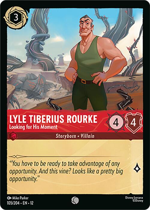 Lyle Tiberius Rourke - Looking for His Moment (105/204) [Wilds Unknown] | Shuffle n Cut Hobbies & Games