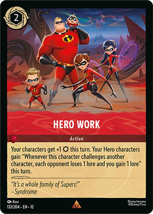 Hero Work (132/204) [Wilds Unknown] | Shuffle n Cut Hobbies & Games