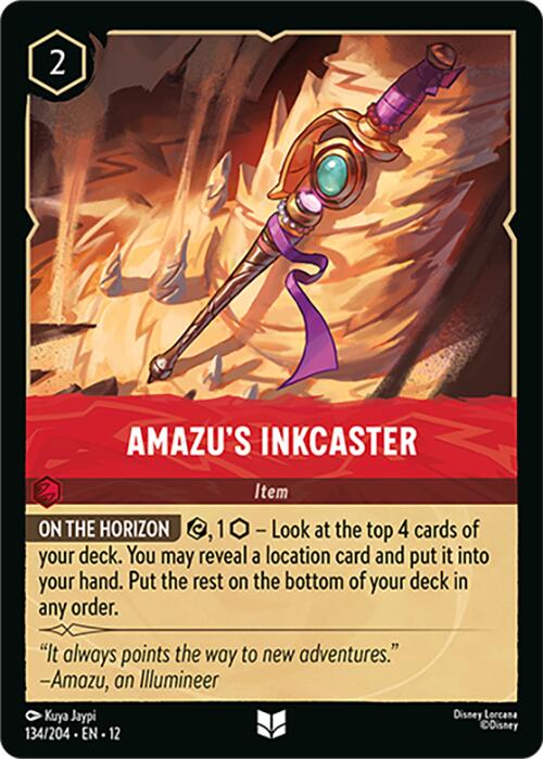 Amazu's Inkcaster (134/204) [Wilds Unknown] | Shuffle n Cut Hobbies & Games
