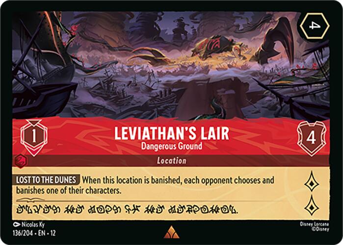 Leviathan's Lair - Dangerous Ground (136/204) [Wilds Unknown] | Shuffle n Cut Hobbies & Games