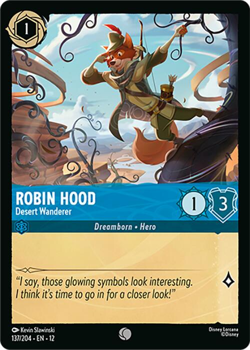 Robin Hood - Desert Wanderer (137/204) [Wilds Unknown] | Shuffle n Cut Hobbies & Games