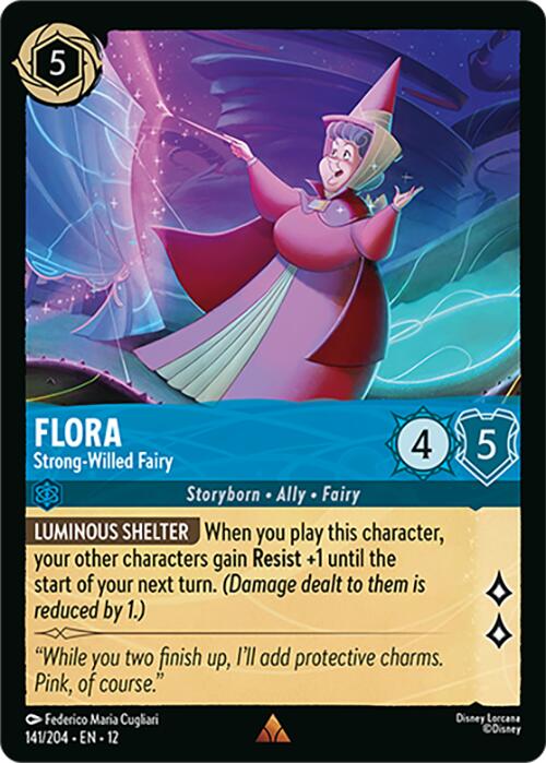 Flora - Strong-Willed Fairy (141/204) [Wilds Unknown] | Shuffle n Cut Hobbies & Games
