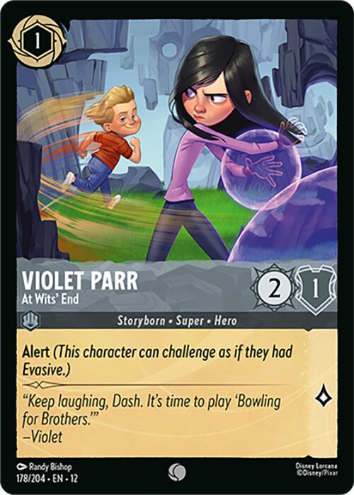 Violet Parr - At Wits' End (178/204) [Wilds Unknown] | Shuffle n Cut Hobbies & Games