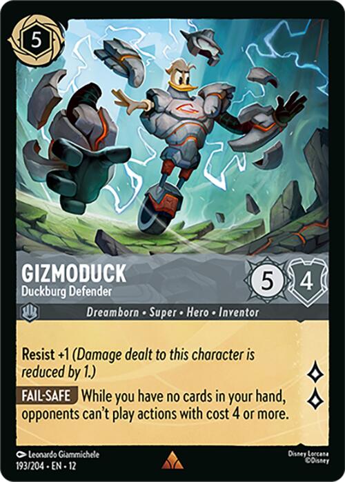 Gizmoduck - Duckburg Defender (193/204) [Wilds Unknown] | Shuffle n Cut Hobbies & Games